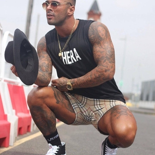 🔥 Photos sexy, portfolio de mannequin  #24030 Modèle de tatouage Leon Scott