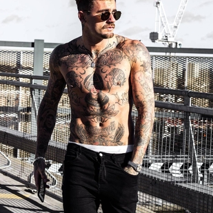 🔥 Photos sexy, portfolio de mannequin  #23749 Modèle de tatouage Chris Perceval