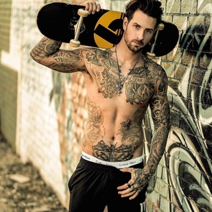 🔥 Photos sexy, portfolio de mannequin  #23866 Modèle de tatouage ANDY WRAY