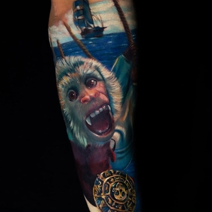 Homme Couleur Réalisme tatouage sur Avant-bras #42121 | Artiste tatoueur Andrey Indigo