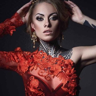 🔥 Photos sexy, portfolio de mannequin  #2215 Modèle de tatouage Teya Salat