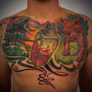 tatouage #2075 | Artiste tatoueur Andrea (Antikorpo) Lanzi