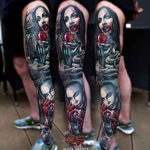 tatouage #2710 | Artiste tatoueur Maya Sapiga