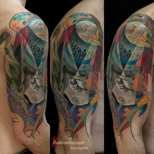 tatouage #1596 | Artiste tatoueur Ivan Buharov