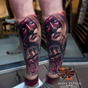 tatouage #2713 | Artiste tatoueur Maya Sapiga
