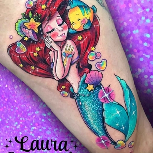 Femme Couleur  tatouage sur Avant-bras #13431 | Artiste tatoueur Laura Annunaki