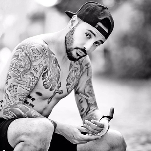 🔥 Photos sexy, portfolio de mannequin  #24284 Modèle de tatouage Luigi Lauro