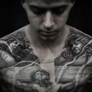 🔥 Photos sexy, portfolio de mannequin  #25047 Modèle de tatouage Jordan Feno