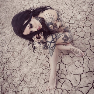 🔥 Photos sexy, portfolio de mannequin  #25351 Modèle de tatouage Shelly D'inferno