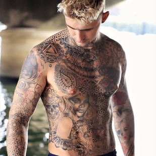 🔥 Photos sexy, portfolio de mannequin  #24280 Modèle de tatouage Danny Soar