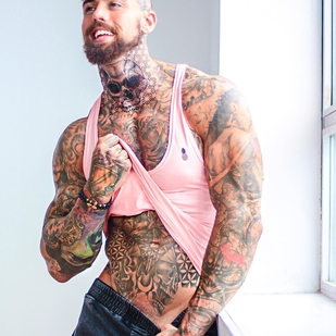 🔥 Photos sexy, portfolio de mannequin  #25493 Modèle de tatouage Chris Fleming