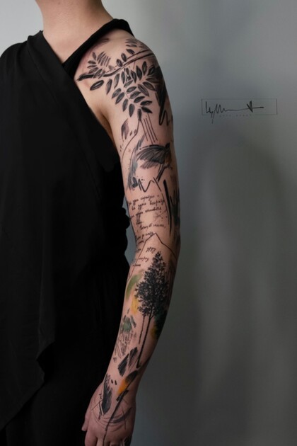 Idées de Tatouage #58954 Artiste tatoueur Mariya Cegelnik