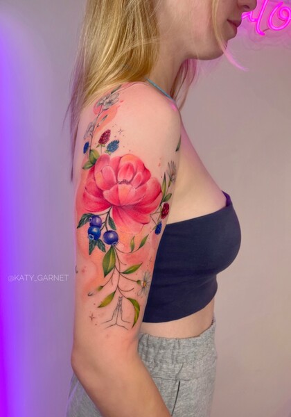 Idées de Tatouage #73349 Artiste tatoueur Ekaterina Garnet / Katy Garnet