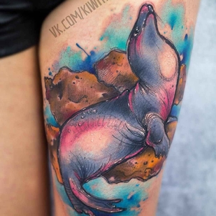 tatouage #3018 | Artiste tatoueur Victoria KIWI Grigorieva