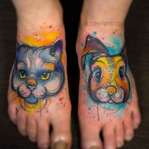 tatouage #3024 | Artiste tatoueur Victoria KIWI Grigorieva