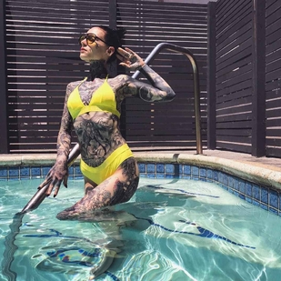 🔥 Photos sexy, portfolio de mannequin  #13611 Modèle de tatouage Monami Frost (Irena Straume)