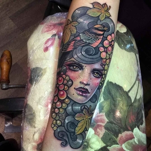 tatouage #14061 | Artiste tatoueur Hannah Flowers