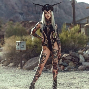 🔥 Photos sexy, portfolio de mannequin  #13642 Modèle de tatouage Caroline Grace