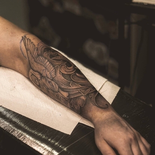 tatouage #33215 | Artiste tatoueur Maxim Ogarev