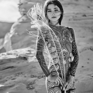 🔥 Photos sexy, portfolio de mannequin  #43391 Modèle de tatouage Noémie