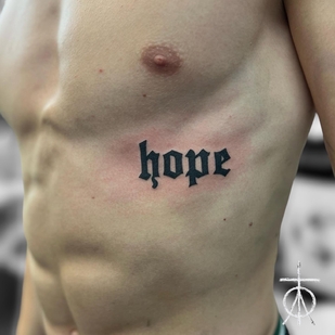 Lettrage tatouage #75354 | Artiste tatoueur Claudia Fedorovici