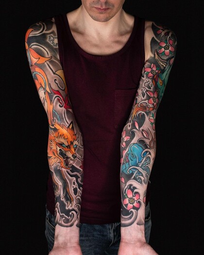 Idées de Tatouage #43907 Artiste tatoueur Slava Armeev
