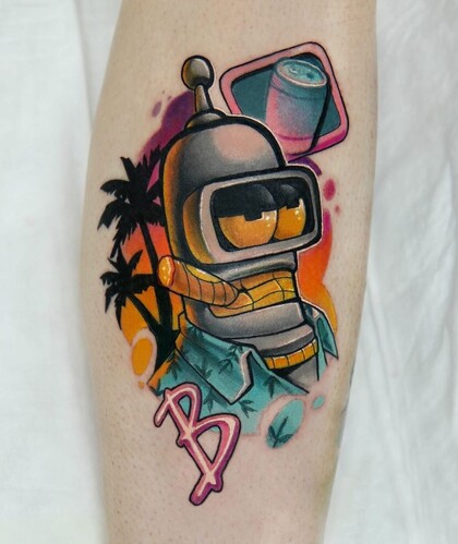 Idées de Tatouage #45431 Artiste tatoueur Vsevolod Zlaya Sobaka