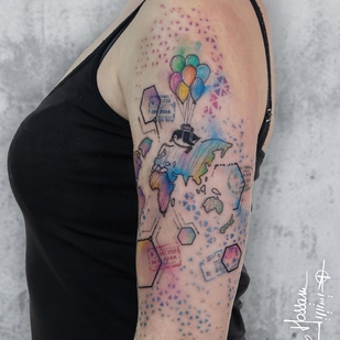 Couleur Avant-garde tatouage #45512 | Artiste tatoueur Hossam tattoos