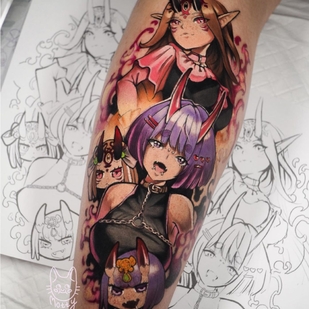 tatouage #60937 | Artiste tatoueur Katya Yankovskaya / Motty