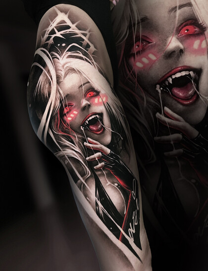 Idées de Tatouage # Artiste tatoueur Vasilisa Levart