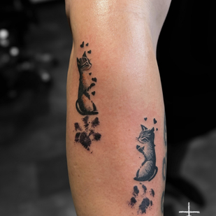 Abstrait tatouage #77153 | Artiste tatoueur Claudia Fedorovici