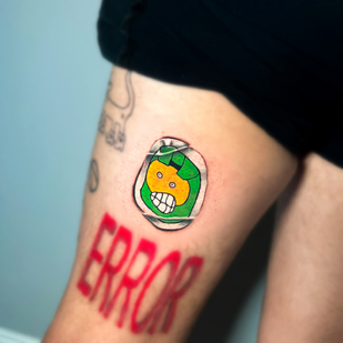 Homme  Autocollant tatouage sur Cuisse #78479 | Artiste tatoueur Diego Conci