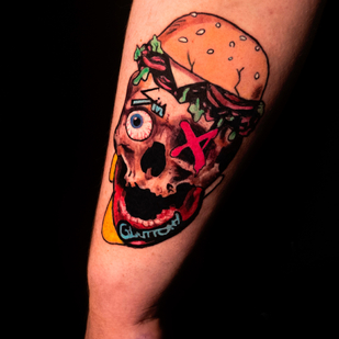 Homme Couleur Style d'Auteur tatouage sur Avant-bras #79554 | Artiste tatoueur Sergey Proshkin