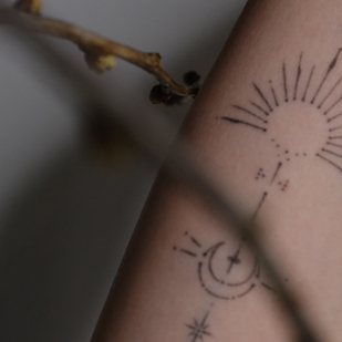 Femme Noir Ornemental tatouage sur Avant-bras #79924 | Artiste tatoueur DARI INK