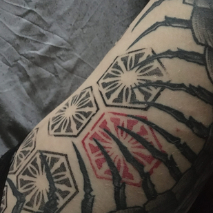 Femme Couleur Ornemental tatouage sur Jambe #80732 | Artiste tatoueur Ioann Leo ( LEO-VAN )