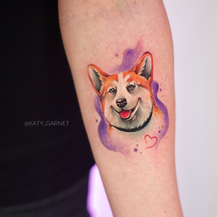 Femme Couleur Aquarelle tatouage sur Avant-bras #80760 | Artiste tatoueur Ekaterina Garnet / Katy Garnet