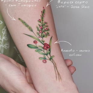 Femme Couleur  tatouage sur Avant-bras #80767 | Artiste tatoueur Ekaterina Garnet / Katy Garnet