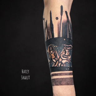 Couleur Aquarelle tatouage sur Avant-bras #80988 | Artiste tatoueur Harey Snaut
