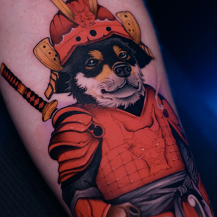 Homme Couleur Style d'Auteur tatouage sur Avant-bras #81276 | Artiste tatoueur Anton Raym