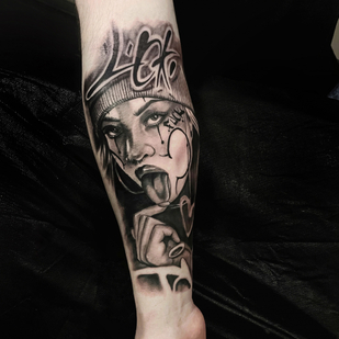 Homme Noir Réalisme tatouage sur Avant-bras #81569 | Artiste tatoueur Vladimir Solovev