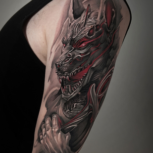 Homme  Réalisme tatouage sur Épaule #81820 | Artiste tatoueur Roman Zakharchenko