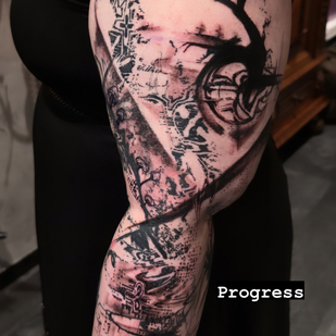 Abstrait tatouage #82735 | Artiste tatoueur Bobby Grey