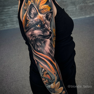 Femme   tatouage sur Épaule #83369 | Artiste tatoueur Albina Kruchinina / blondie_tattoo