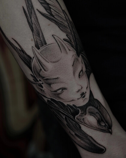 Idées de Tatouage #83483 Artiste tatoueur Mitya Sobakov