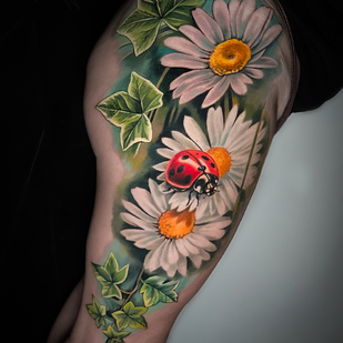 Femme   tatouage sur Jambe #87193 | Artiste tatoueur Albina Kruchinina / blondie_tattoo