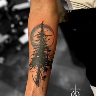 Noir Abstrait tatouage #85759 | Artiste tatoueur Claudia Fedorovici