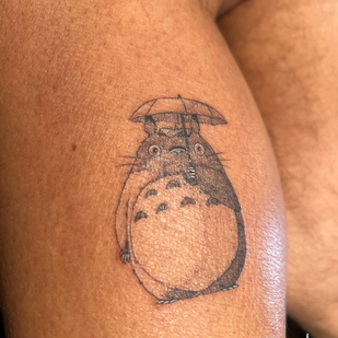 Noir et Gris Minimalisme tatouage sur Jambe #86962 | Artiste tatoueur Claudia Fedorovici