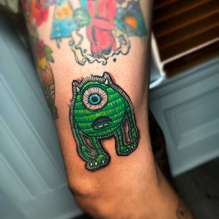 Homme  Patch tatouage sur Cuisse #84073 | Artiste tatoueur Diego Conci