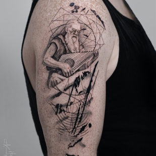 Noir et Gris  tatouage #88467 | Artiste tatoueur Hossam tattoos