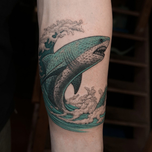 Couleur Graphique tatouage sur Avant-bras #86404 | Artiste tatoueur Mel (evgenymel,evgenii malgin)